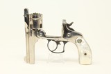 Very Fine SMITH & WESSON 38 Revolver w HOLSTER! Nickel & Pearl Antique S&W Circa 1884 - 16 of 20