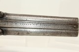ENGRAVED British DOUBLE BARREL Pistol by TATHAMMade Circa 1850 at Charing Cross, London! - 8 of 16