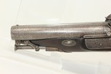 ENGRAVED British DOUBLE BARREL Pistol by TATHAMMade Circa 1850 at Charing Cross, London! - 5 of 16