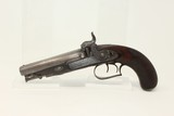 ENGRAVED British DOUBLE BARREL Pistol by TATHAMMade Circa 1850 at Charing Cross, London! - 2 of 16