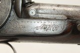 ENGRAVED British DOUBLE BARREL Pistol by TATHAMMade Circa 1850 at Charing Cross, London! - 9 of 16