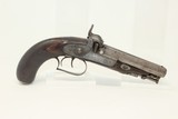 ENGRAVED British DOUBLE BARREL Pistol by TATHAMMade Circa 1850 at Charing Cross, London! - 13 of 16