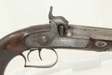 ENGRAVED British DOUBLE BARREL Pistol by TATHAMMade Circa 1850 at Charing Cross, London! - 15 of 16