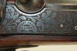 ENGRAVED Antique BOY/YOUTH Musket by BEURET FRERES Child Sized Cadet Smoothbore European .57 CAL - 9 of 25