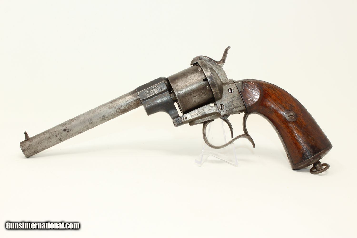 BELGIAN Antique LEFAUCHEUX Pinfire M1854 Revolver Like Those Purchased ...