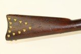 SHORTENED, Tack Decorated SPRINGFIELD TRAPDOOR Model 1884 Rifle in .45-70 GOVT - 3 of 19