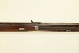 17 POUNDER Antique KENTUCKY Style PLAINS RIFLE Large Bore, Heavy Barreled Rifle Circa 1840s! - 5 of 21