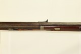 17 POUNDER Antique KENTUCKY Style PLAINS RIFLE Large Bore, Heavy Barreled Rifle Circa 1840s! - 20 of 21