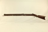 17 POUNDER Antique KENTUCKY Style PLAINS RIFLE Large Bore, Heavy Barreled Rifle Circa 1840s! - 17 of 21