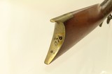 17 POUNDER Antique KENTUCKY Style PLAINS RIFLE Large Bore, Heavy Barreled Rifle Circa 1840s! - 7 of 21