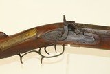17 POUNDER Antique KENTUCKY Style PLAINS RIFLE Large Bore, Heavy Barreled Rifle Circa 1840s! - 4 of 21