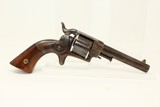 SCARCE Allen & Wheelock SIDEHAMMER .32 Revolver
1860s Spur Trigger Sidearm with Walnut Grips! - 13 of 16