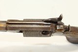 FANTASTIC CYLINDER SCENE Allen & Wheelock Navy Rev Civil War Period Antique Sidehammer Revolver - 8 of 17