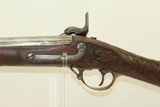 Unique ENGRAVED US HARPERS FERRY 1842 MUSKET Unusual Carved Stock with Eagle Motif! - 21 of 23