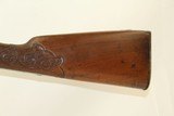 Unique ENGRAVED US HARPERS FERRY 1842 MUSKET Unusual Carved Stock with Eagle Motif! - 20 of 23