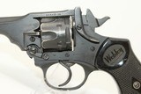 WWII “WAR FINISH” British WEBLEY Mark IV Revolver British Service Revolver with Holster Rig! - 4 of 25