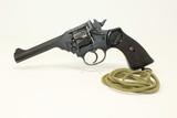 WWII “WAR FINISH” British WEBLEY Mark IV Revolver British Service Revolver with Holster Rig! - 2 of 25