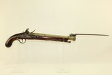 Flintlock BLUNDERBUSS Pistol with INTEGRAL BAYONET - 2 of 18