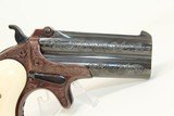 ENGRAVED Remington Double DERINGER .41 Cal Pistol - 13 of 13