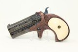 ENGRAVED Remington Double DERINGER .41 Cal Pistol - 1 of 13