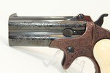 ENGRAVED Remington Double DERINGER .41 Cal Pistol - 3 of 13