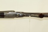 Engraved AUGUSTE FRANCOTTE SxS Hammerless Shotgun - 13 of 25
