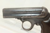 Antique REMINGTON-ELLIOT .32 “PEPPERBOX” Pistol 4-Shot Ring Trigger Deringer Type Pistol! - 4 of 14