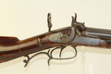 TROY, NY Antique SxS Rifle-Shotgun by NELSON LEWIS Excellent Frontier Gear Circa the 1840s! - 4 of 22
