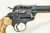 COLT Bisley FLAT TOP TARGET Model SAA Revolver SCARCE; With Lovely STAG GRIPS; Made in 1899 - 18 of 19