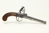 REVOLUTIONARY WAR Period British Ketland Pistol Ornate Queen Anne Flintlock Pistol c 1760 - 14 of 17