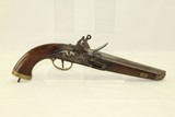 CASED Brace of DUTCH Sea Service FLINTLOCK Pistols .67 Caliber Naval Pistols Made Circa 1830s in Liege - 4 of 25