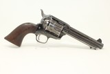 BOXCAR Grip Pair of .45 COLTS in H.H. HEISER Rig! 2 Black Powder Frame Colts in Hand-Tooled Belt & Holsters - 16 of 25