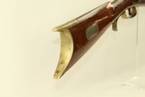 Antique American LONG RIFLE with N. ASHMORE Lock FULL STOCK Long Rifle with Interesting Décor - 7 of 20