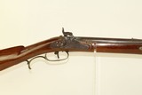 Antique American LONG RIFLE with N. ASHMORE Lock FULL STOCK Long Rifle with Interesting Décor - 1 of 20