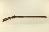 Antique American LONG RIFLE with N. ASHMORE Lock FULL STOCK Long Rifle with Interesting Décor - 2 of 20