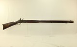 Heavy Barreled MOLL “Over the Log” FLINTLOCK Rifle Peter & David Moll Marked Rifle with British TOWER Lock - 2 of 21