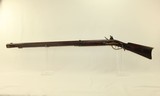 Heavy Barreled MOLL “Over the Log” FLINTLOCK Rifle Peter & David Moll Marked Rifle with British TOWER Lock - 17 of 21