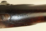 OHIO STATE Antique BLAKE M1816 Civil War MUSKET 1827 Dated State Militia Marked .69 Caliber Musket - 12 of 25