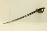 CIVIL WAR Antique U.S. Ames M1860 NAVY Cutlass Dated 1862 With LEATHER SCABBARD - 10 of 14