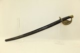 CIVIL WAR Antique U.S. Ames M1860 NAVY Cutlass Dated 1862 With LEATHER SCABBARD - 14 of 14