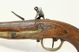 SWISS MILITARY Antique FLINTLOCK Pistol Cantonal Early-19th Century LARGE BORE Single Shot - 15 of 16