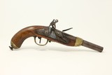 SWISS MILITARY Antique FLINTLOCK Pistol Cantonal Early-19th Century LARGE BORE Single Shot - 1 of 16