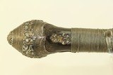 Large ORNATE Flintlock Pistol MEDITERRANEAN Pirate Extensively Ornate Late-18th Century Pistol - 8 of 22