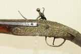 Large ORNATE Flintlock Pistol MEDITERRANEAN Pirate Extensively Ornate Late-18th Century Pistol - 19 of 22