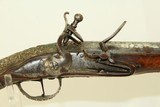 Large ORNATE Flintlock Pistol MEDITERRANEAN Pirate Extensively Ornate Late-18th Century Pistol - 3 of 22