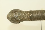 Large ORNATE Flintlock Pistol MEDITERRANEAN Pirate Extensively Ornate Late-18th Century Pistol - 12 of 22