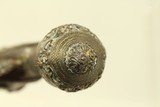 Large ORNATE Flintlock Pistol MEDITERRANEAN Pirate Extensively Ornate Late-18th Century Pistol - 22 of 22