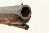 Engraved ENGLISH Antique Belt PISTOL by MABER Mid-19th Century Self Defense Gun .59 Caliber - 6 of 17