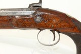 Engraved ENGLISH Antique Belt PISTOL by MABER Mid-19th Century Self Defense Gun .59 Caliber - 16 of 17