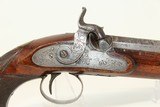 Engraved ENGLISH Antique Belt PISTOL by MABER Mid-19th Century Self Defense Gun .59 Caliber - 3 of 17